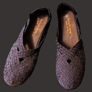 Bernie Mev Brown Stretch Weave Shoes – Worn Once